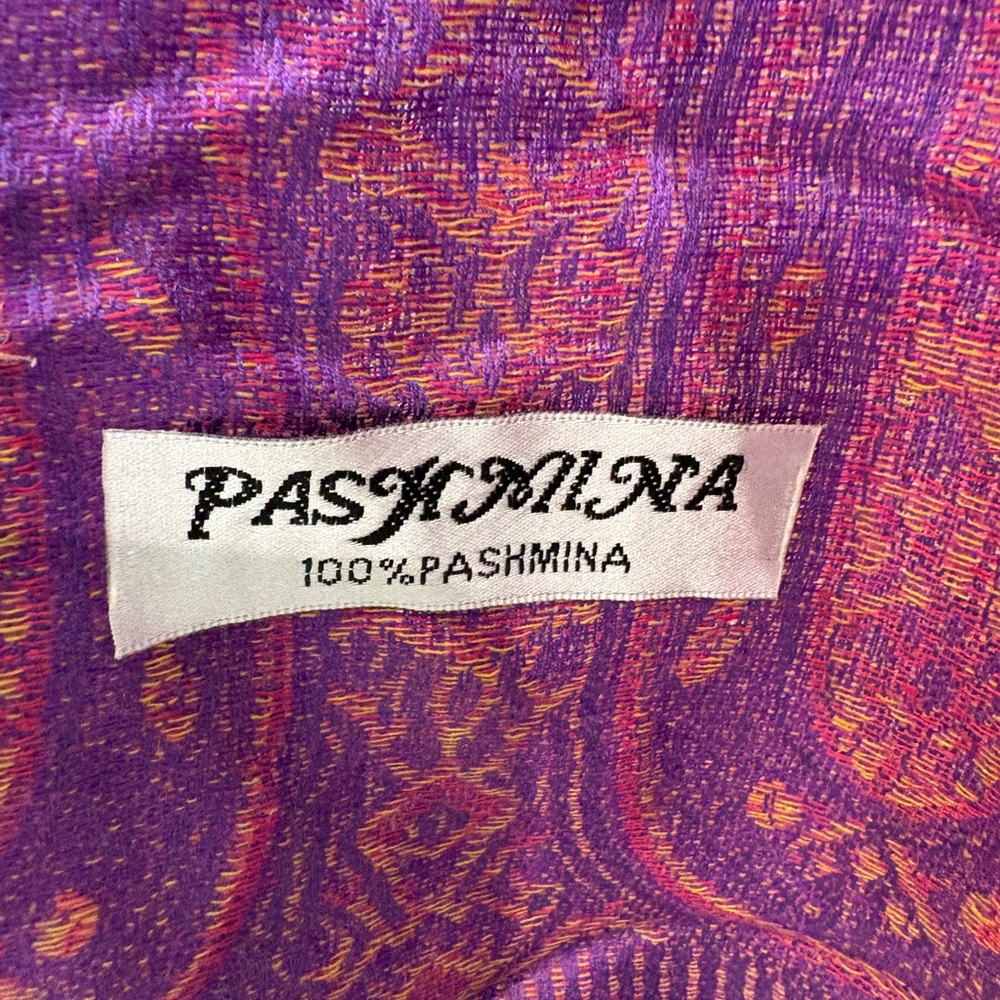 Pashmina Vibrant Purple and Pink Wrap